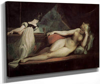 Reclining Nude And Piano Teacher By Henry Fuseli Fine Art Print