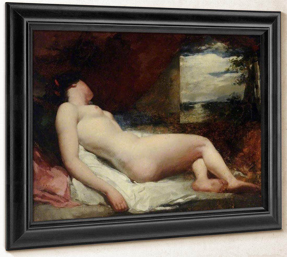 Reclining Nude By William Etty Fine Art Print