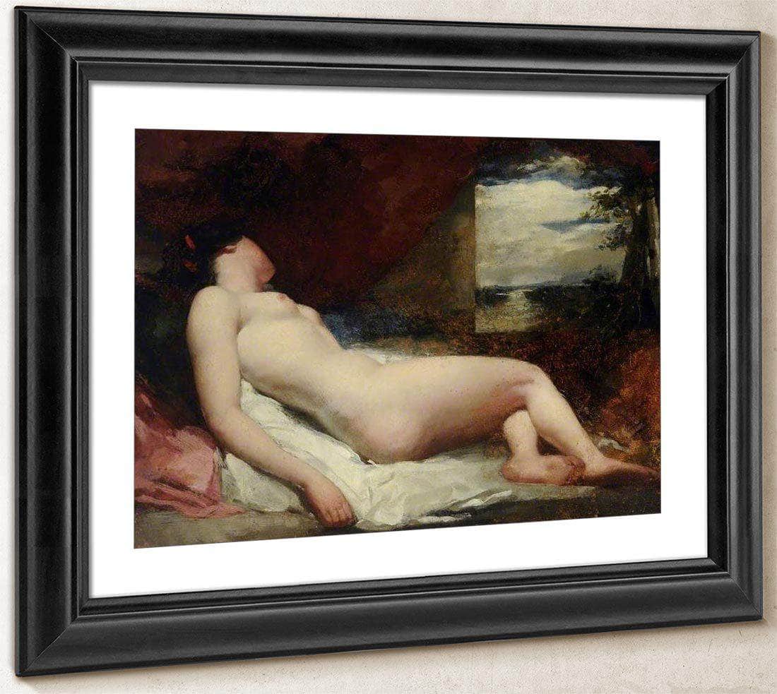 Reclining Nude By William Etty Fine Art Print