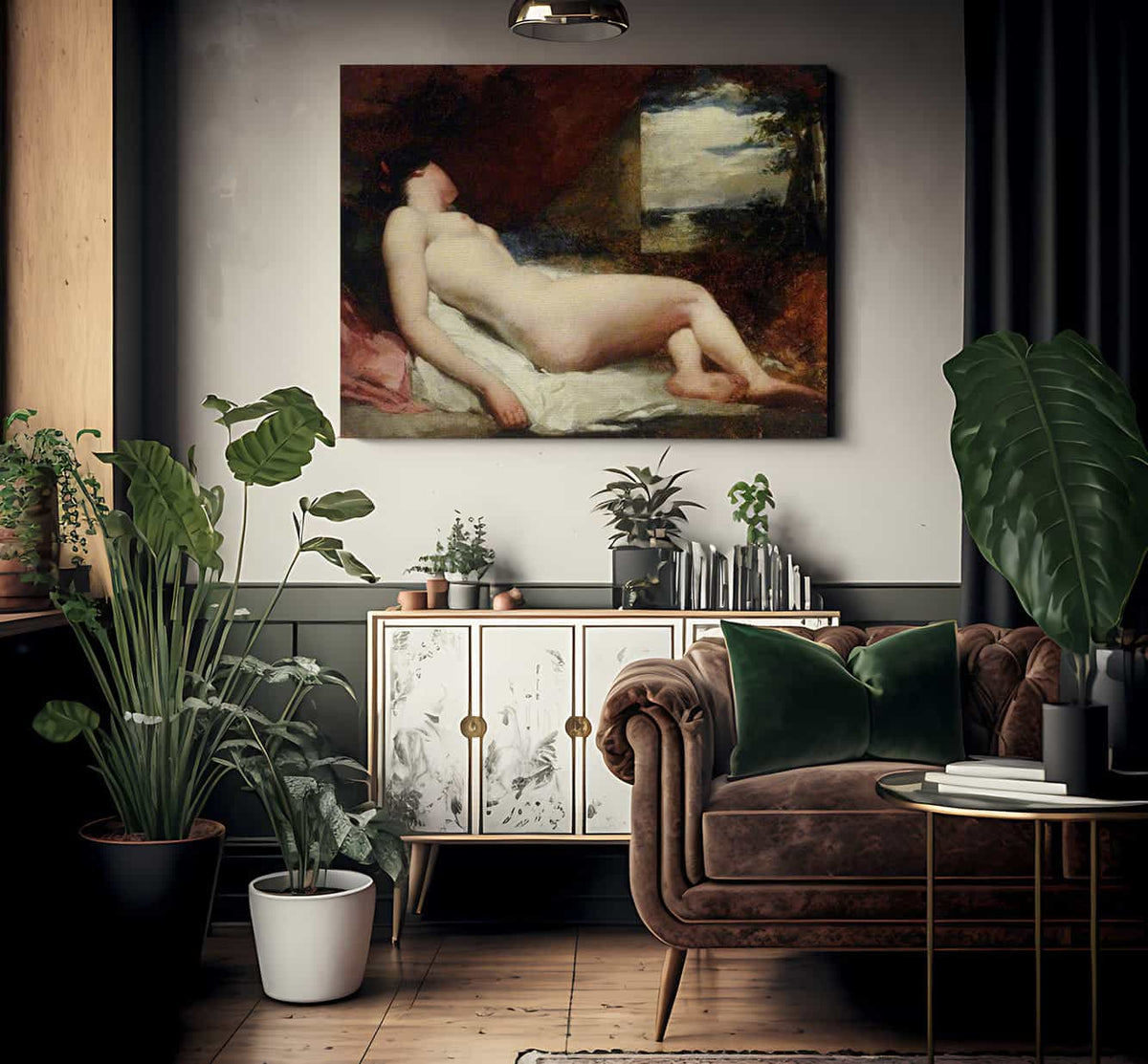 Reclining Nude By William Etty Fine Art Print