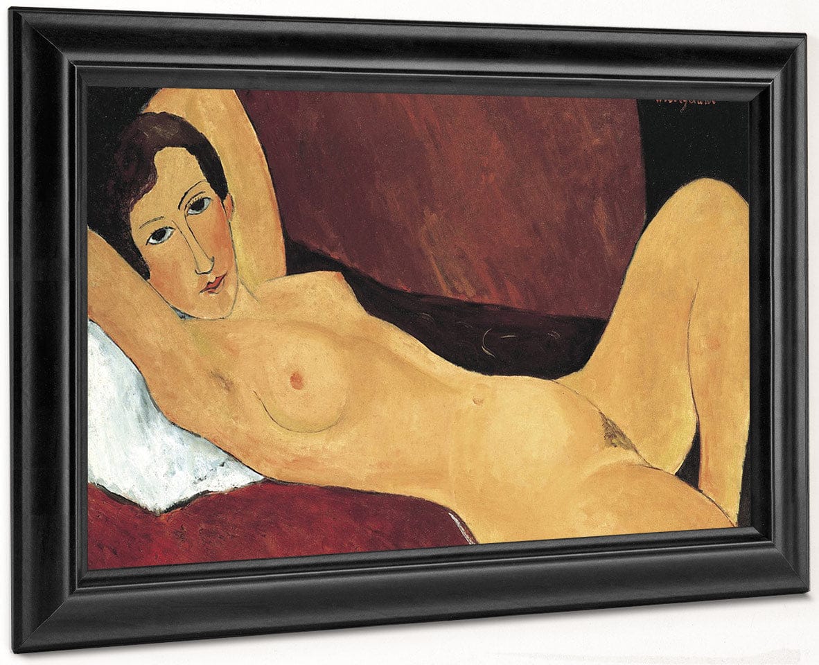 Reclining Nudea By Amedeo Modigliani Fine Art Print