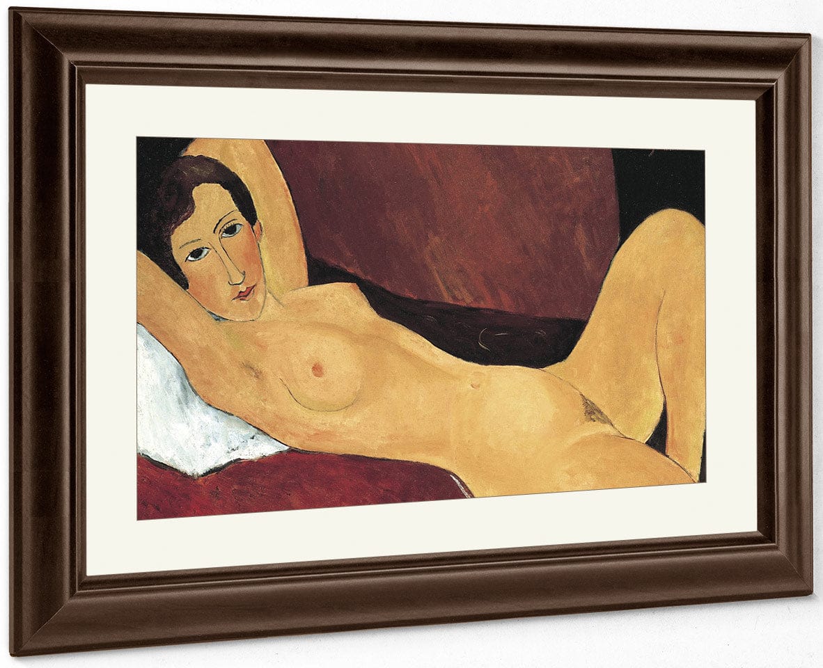 Reclining Nudea By Amedeo Modigliani Fine Art Print