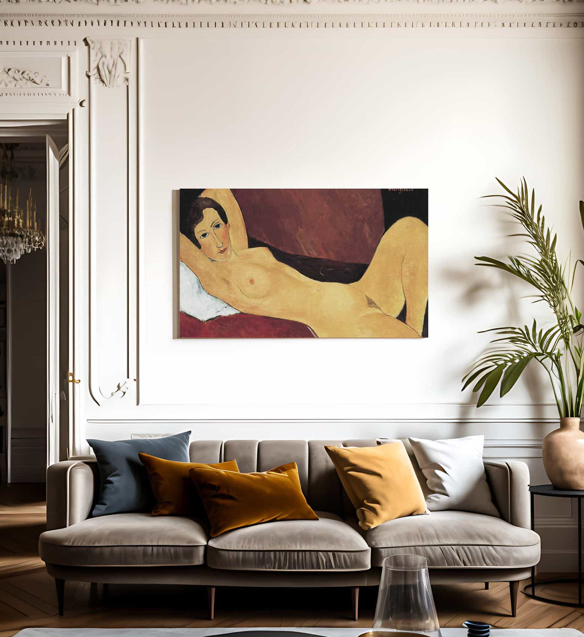 Reclining Nudea By Amedeo Modigliani Fine Art Print