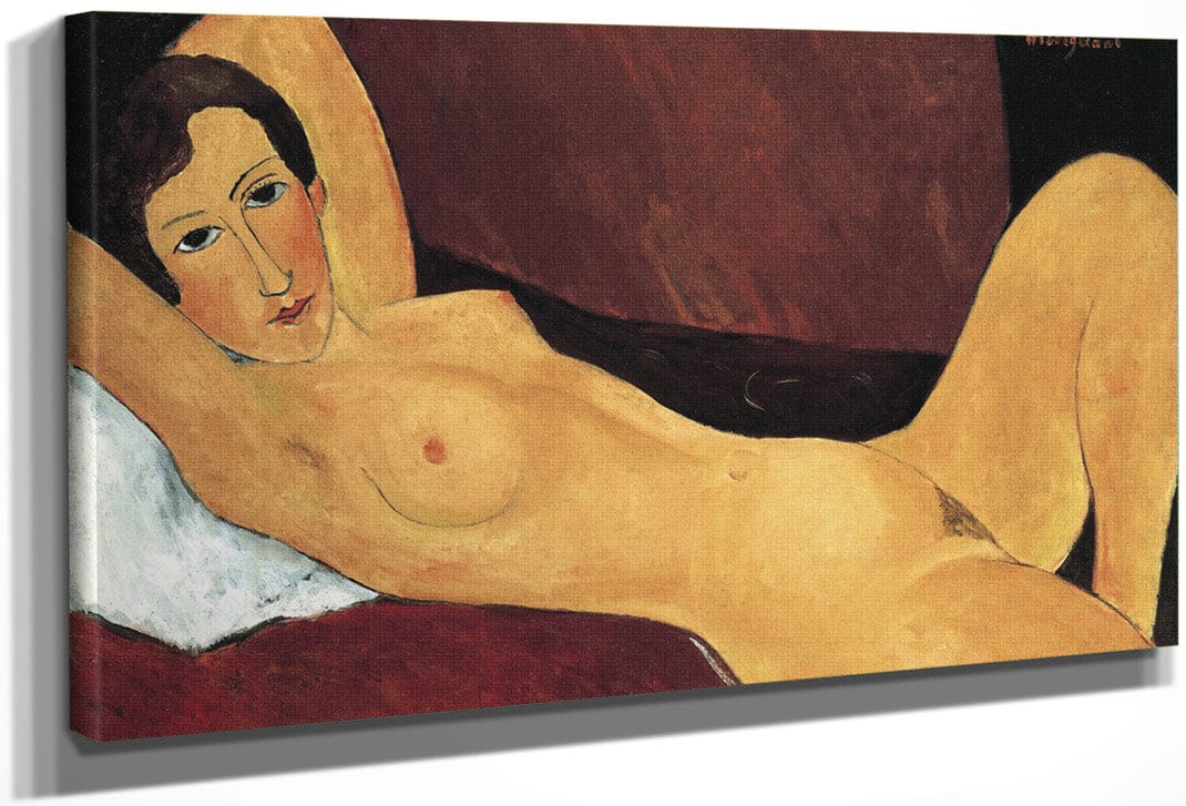 Reclining Nudea By Amedeo Modigliani Fine Art Print