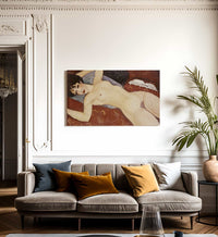 Reclining Nudeb By Amedeo Modigliani Fine Art Print
