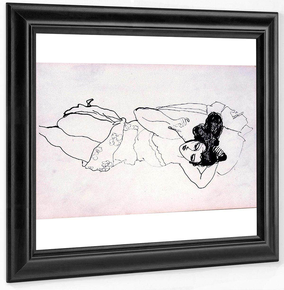 Reclining Woman By Walt Kuhn Fine Art Print