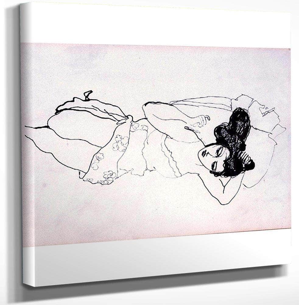 Reclining Woman By Walt Kuhn Fine Art Print