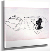 Reclining Woman By Walt Kuhn Fine Art Print