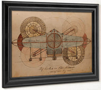 Recolections Part 2 Prof Carolus On Otto Krause 1900 By Charles Dellschau Fine Art Print