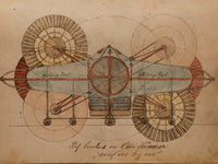 Recolections Part 2 Prof Carolus On Otto Krause 1900 By Charles Dellschau Fine Art Print