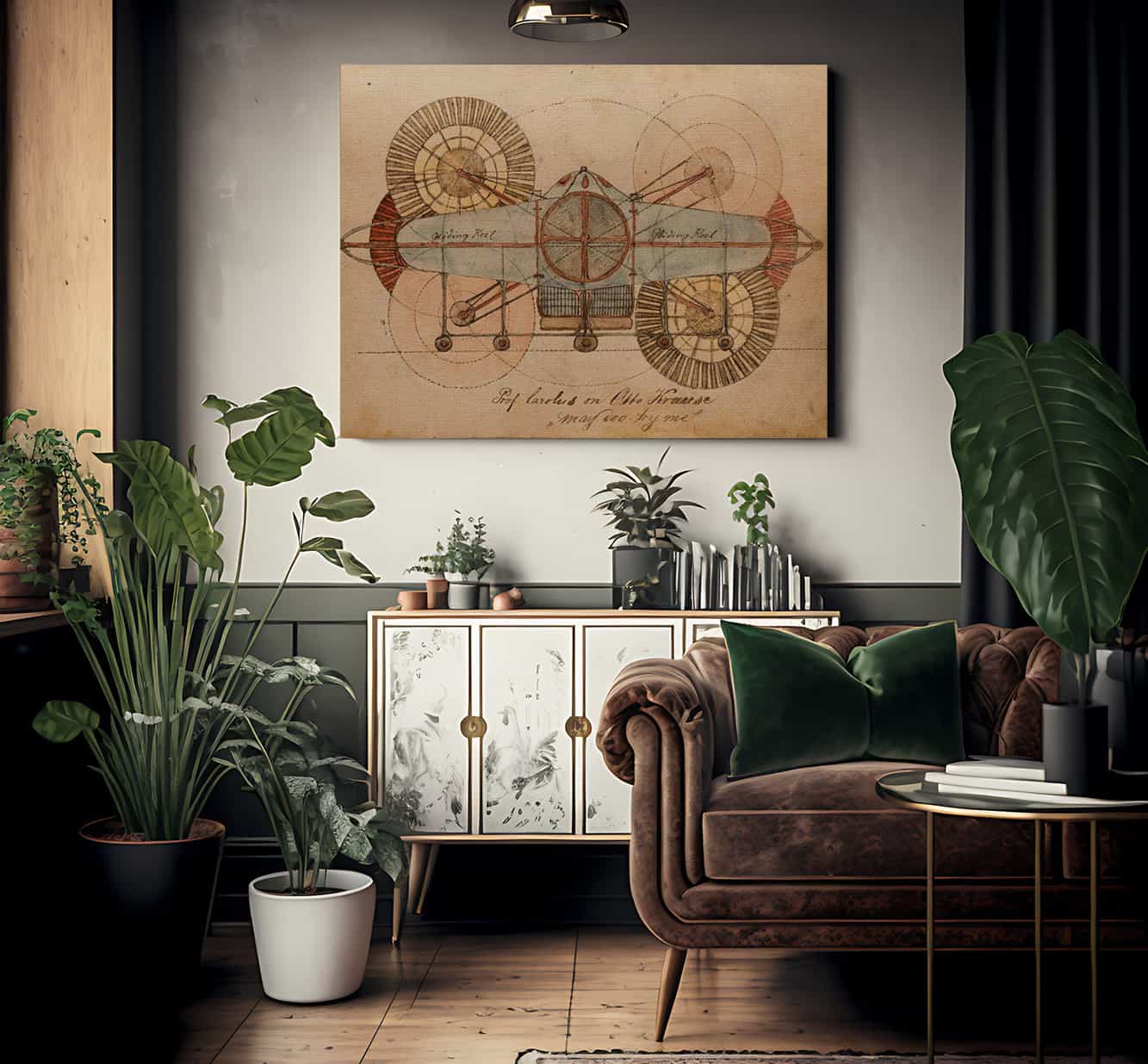 Recolections Part 2 Prof Carolus On Otto Krause 1900 By Charles Dellschau Fine Art Print