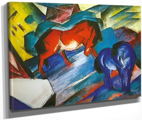 Red And Blue Horse By Franz Marc Fine Art Print