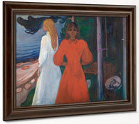 Red And White 1899 1900 93X129 Munch Museum M0460 3000X By Edvard Munch Fine Art Print