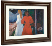 Red And White 1899 1900 93X129 Munch Museum M0460 3000X By Edvard Munch Fine Art Print