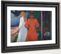 Red And White 1899 1900 93X129 Munch Museum M0460 3000X By Edvard Munch Fine Art Print