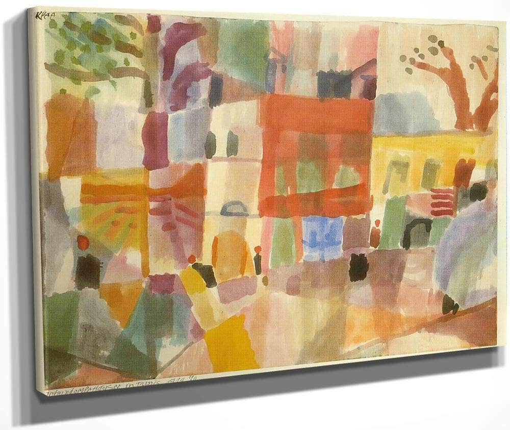 Red And Yellow House In Tunis 1914  70 By Paul Klee Fine Art Print