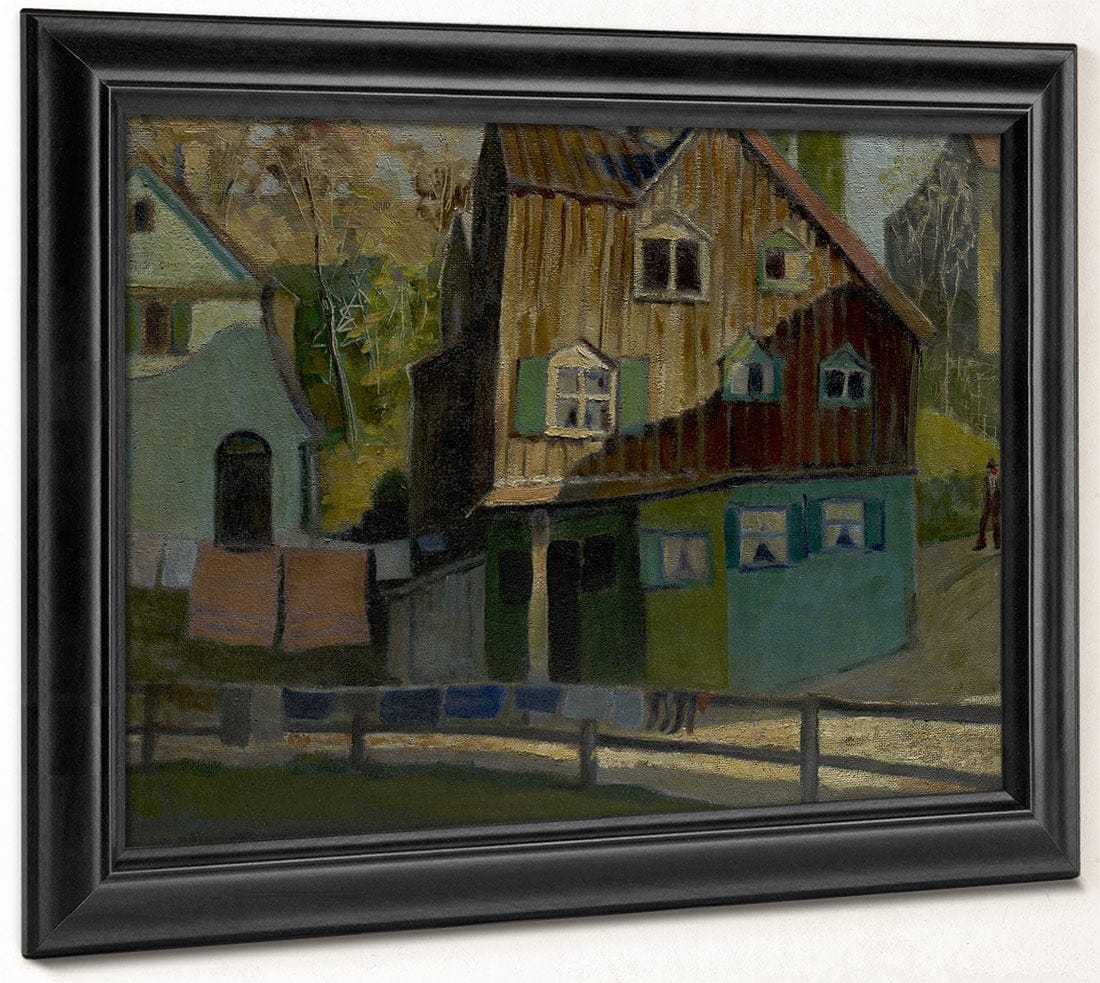 Red Bedding By Grant Wood Fine Art Print