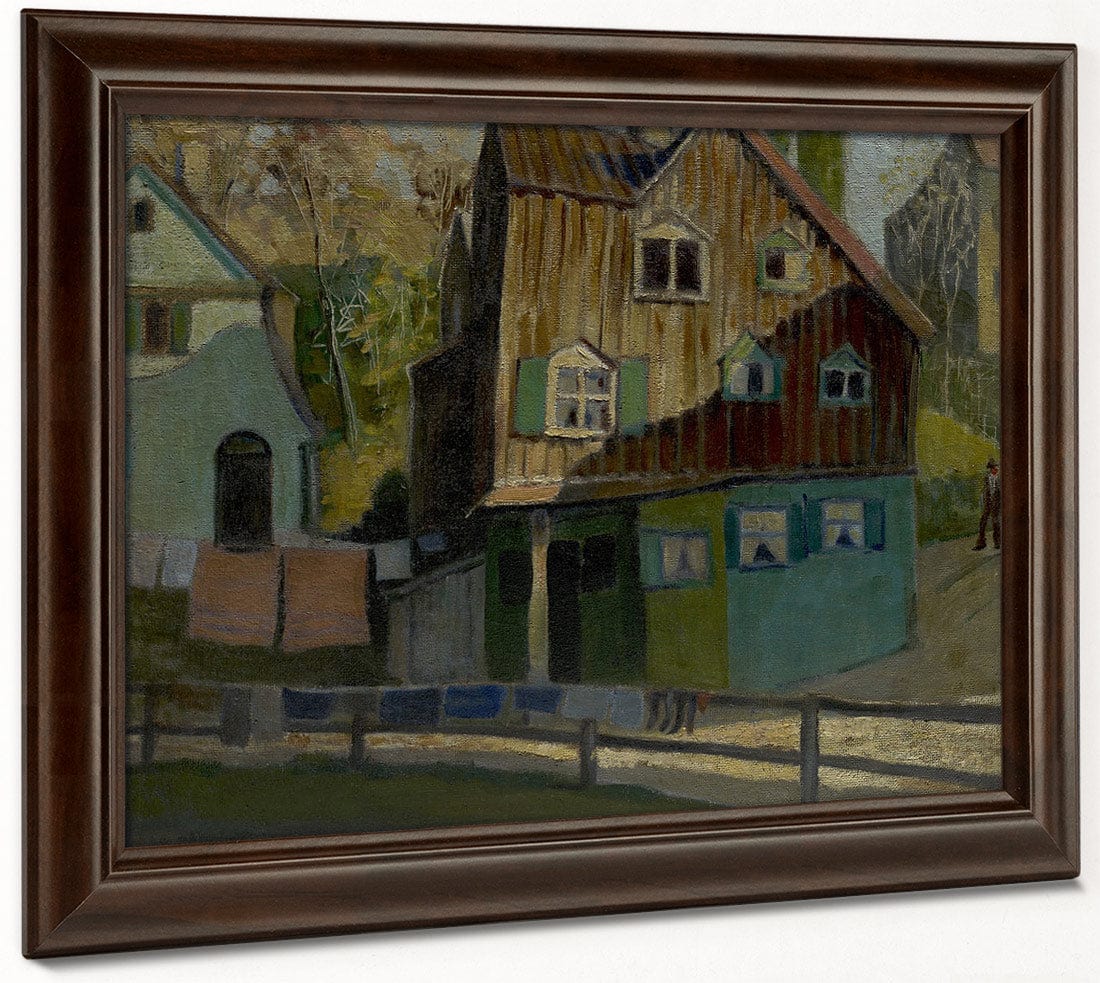 Red Bedding By Grant Wood Fine Art Print