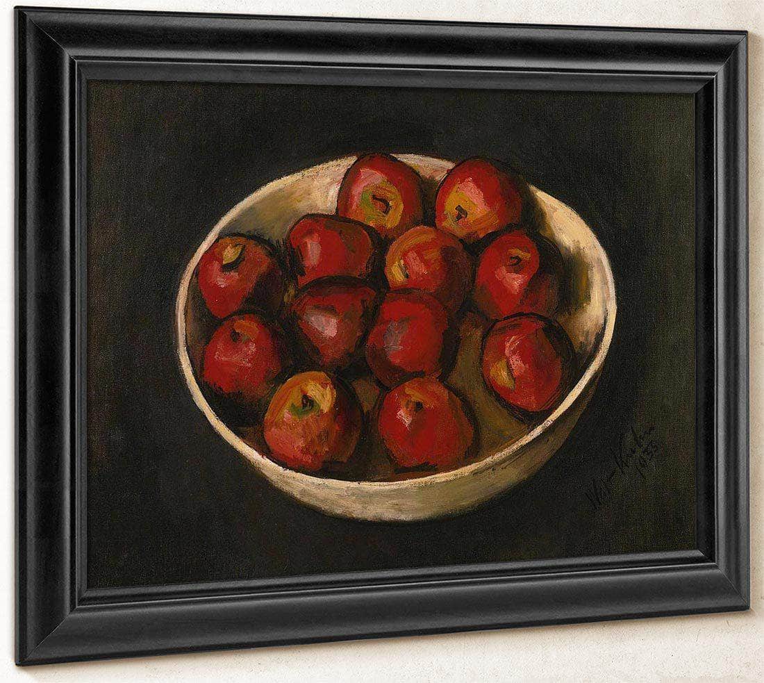 Red By Apples By In By Wood By Bowl By Walt Kuhn Fine Art Print