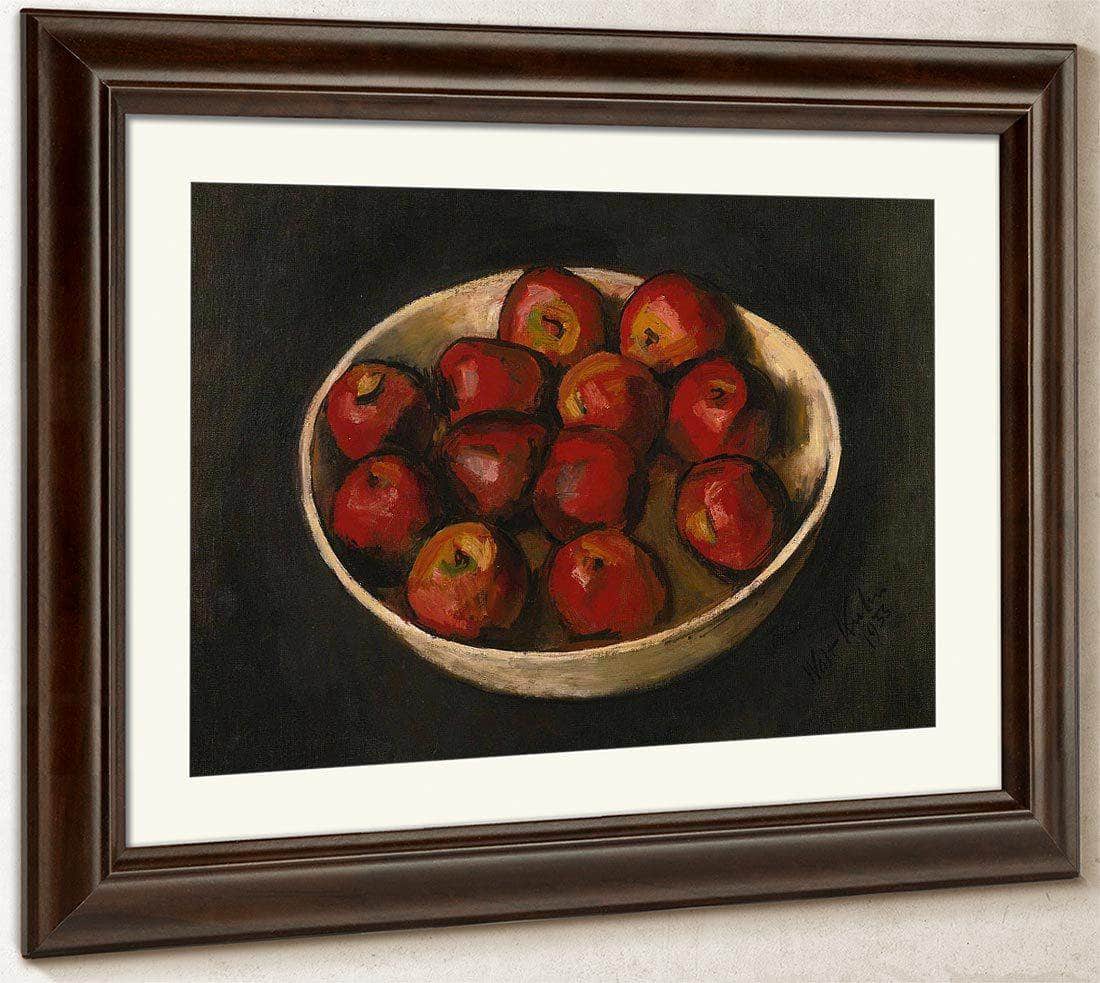Red By Apples By In By Wood By Bowl By Walt Kuhn Fine Art Print