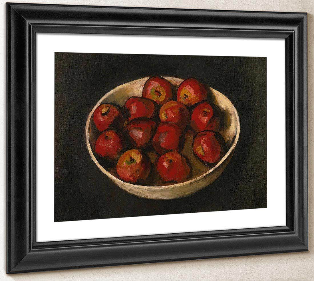 Red By Apples By In By Wood By Bowl By Walt Kuhn Fine Art Print