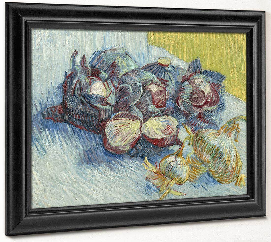 Red Cabbages And Onions By Vincent Van Gogh Fine Art Print