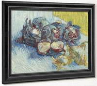 Red Cabbages And Onions By Vincent Van Gogh Fine Art Print