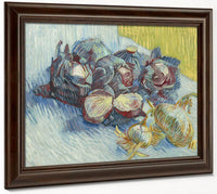 Red Cabbages And Onions By Vincent Van Gogh Fine Art Print