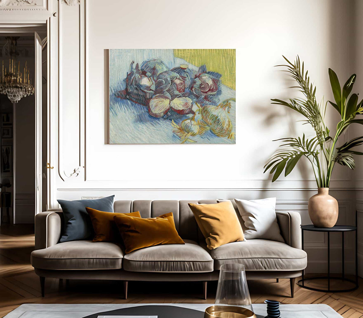 Red Cabbages And Onions By Vincent Van Gogh Fine Art Print