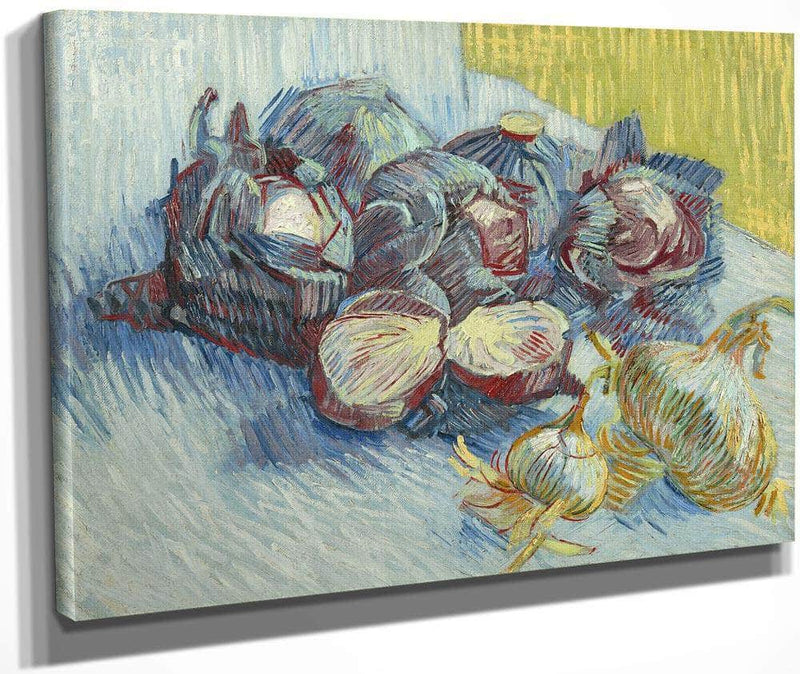 Red Cabbages And Onions By Vincent Van Gogh Fine Art Print