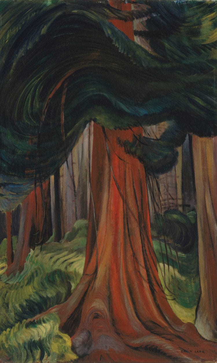 Red Cedar 1931 By Emily Carr Fine Art Print