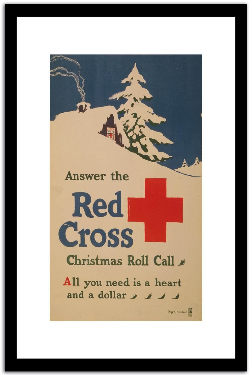 Red Cross  Vintage Poster Fine Art Print