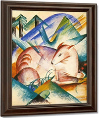 Red Deer By Franz Marc Fine Art Print