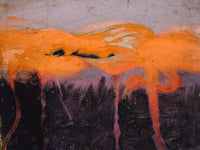 Red Flamingoes, Study For Book Concealing Coloration In The Animal Kingdom By Abbott Handerson Thayer Fine Art Print