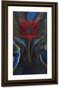 Red Flower By Joseph Stella Fine Art Print