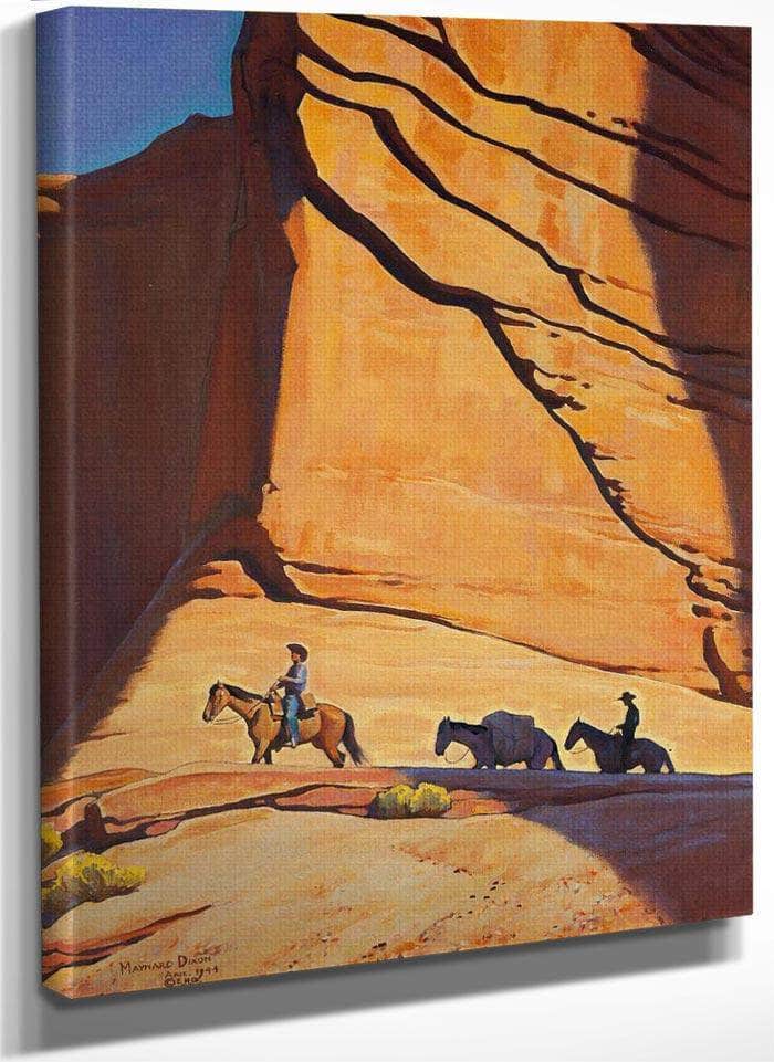 Red Gateway By Maynard Dixon Fine Art Print