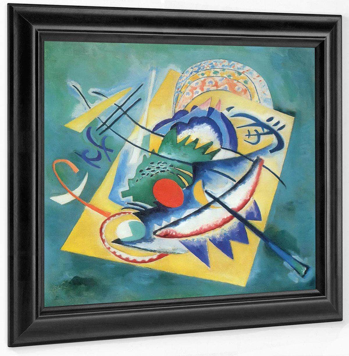Red Oval 1920 By Wassily Kandinsky Fine Art Print