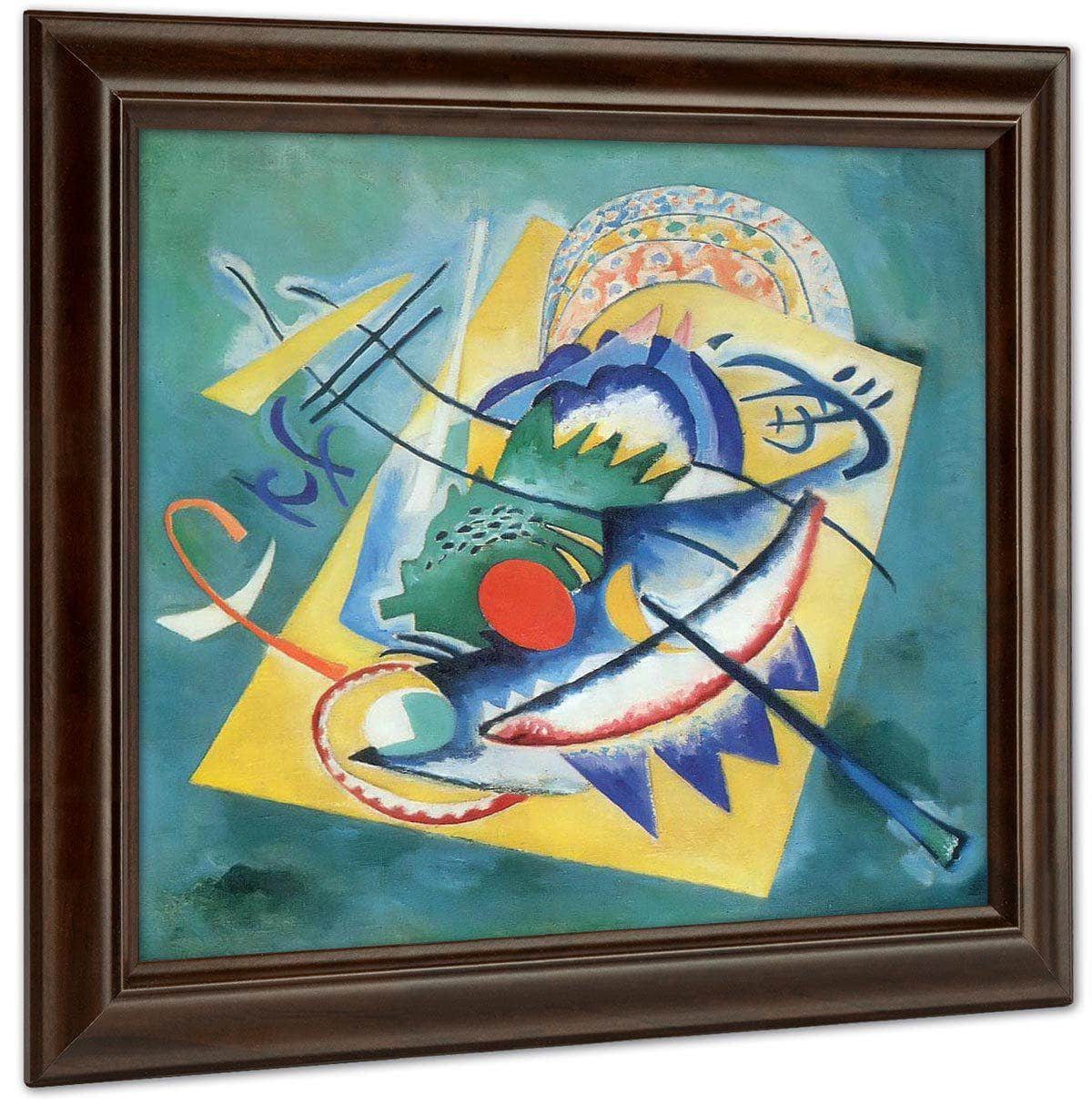 Red Oval 1920 By Wassily Kandinsky Fine Art Print