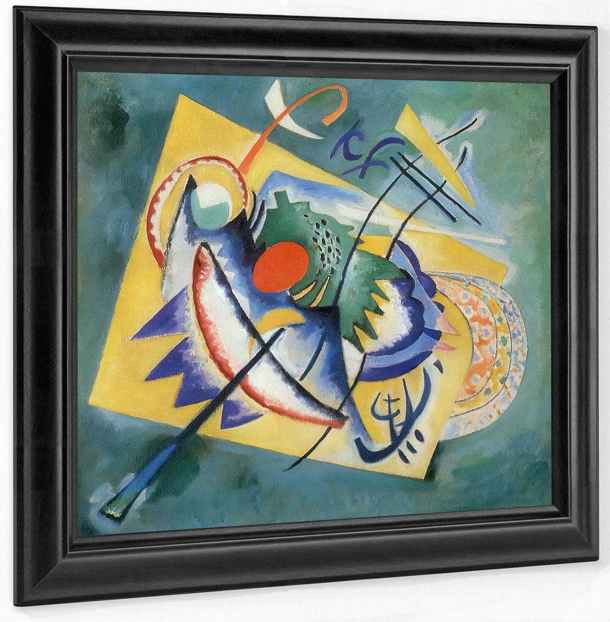 Red Oval By Wassily Kandinsky Fine Art Print