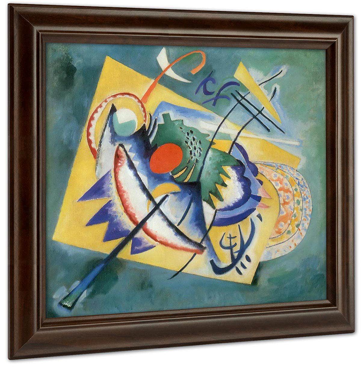 Red Oval By Wassily Kandinsky Fine Art Print