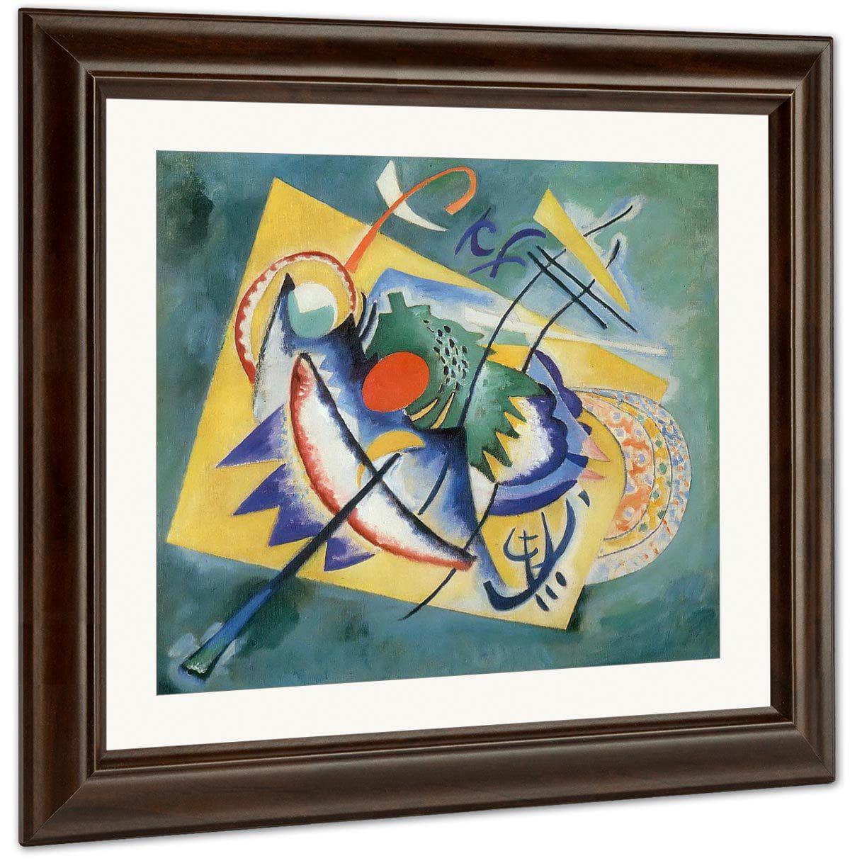 Red Oval By Wassily Kandinsky Fine Art Print