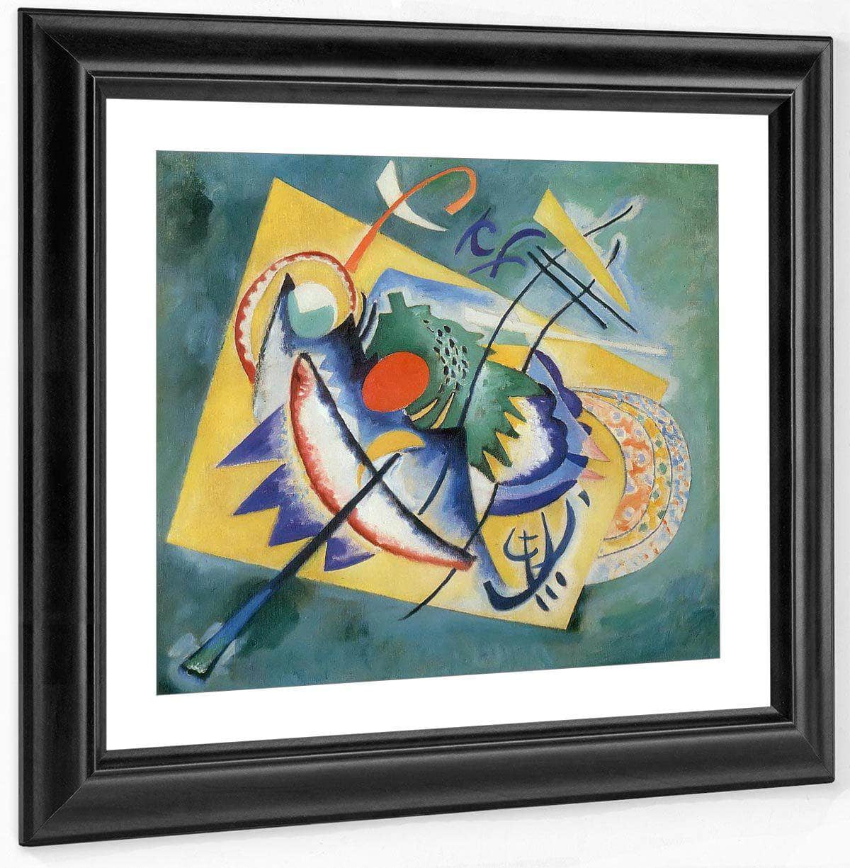 Red Oval By Wassily Kandinsky Fine Art Print