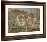 Red Roofs  Corner Of A Village  Winter By Camille Pissarro Fine Art Print