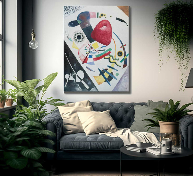 Red Spot Ii 1921 By Wassily Kandinsky Fine Art Print