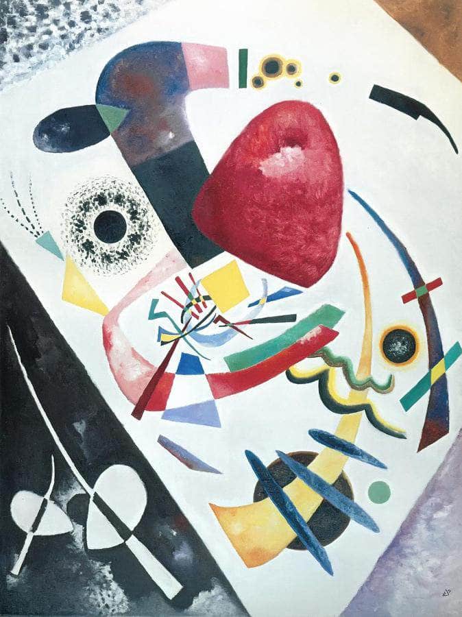 Red Spot Ii 1921 By Wassily Kandinsky Fine Art Print