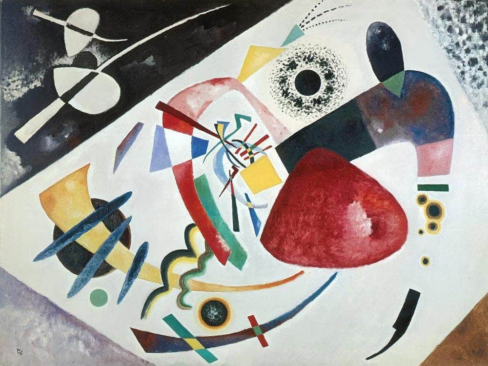 Red Spot Ii By Wassily Kandinsky Fine Art Print