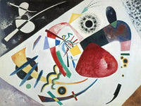 Red Spot Ii By Wassily Kandinsky Fine Art Print