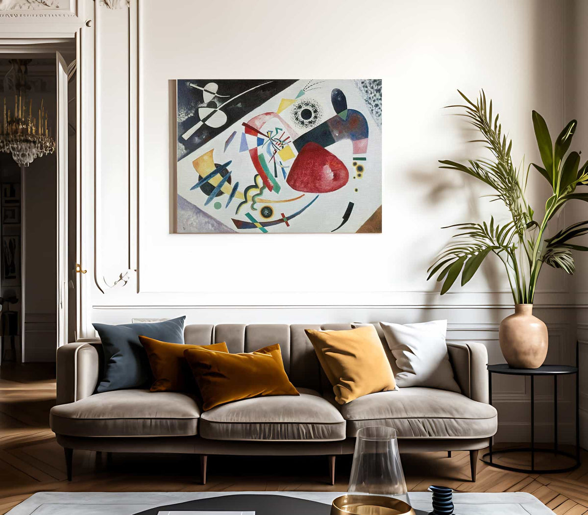 Red Spot Ii By Wassily Kandinsky Fine Art Print