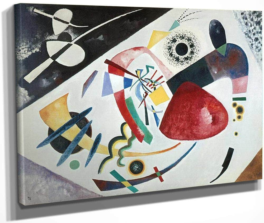 Red Spot Ii By Wassily Kandinsky Fine Art Print