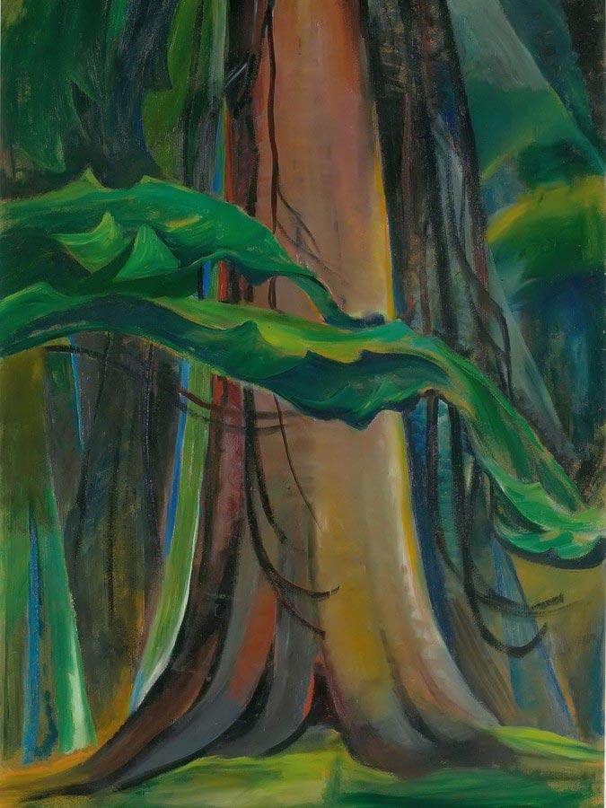 Red Tree By Emily Carr Fine Art Print
